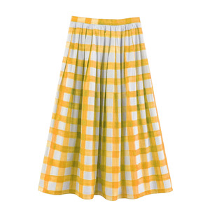 Nouvelle Arrivée Jupes Décontractées pour Femmes à Imprimés Bohèmes Magnifiques avec Ceinture Élastiquée en Lurex et Fermeture Éclair Latérale, Jupes Évasées Vente en Gros - Product Image 4