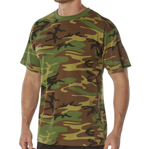 T-shirt tactique de chasse pour homme en polyester et coton, respirant et confortable, pour usage extérieur, avec logo personnalisé, en stock, prix de gros - Product Image 4