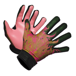 American football gloves for positions featuring high fingers breathable backhand and reinforced wrist strap for better control - Product Image 1