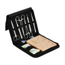 Kit de sutura para estudiantes, diseño único, más vendido, MOQ bajo, kit de entrenamiento médico, incluye almohadilla de sutura de silicona con herramientas - Product Image 4