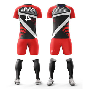 Tenue de football en polyester/nylon hautement extensible, vêtements d'entraînement, kit sportif, toutes saisons, été, uniforme de football pour adultes, ensembles pour jeunes - Product Image 4