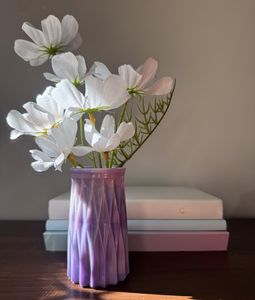 Unique Resin Flower <b>Vase</b> Handmade Decorative Craft For Restaurant Reception And Hotel Lobby Display - Product Image 2