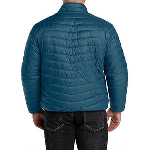 Chaqueta Acolchada Impermeable para Hombre, Chaqueta de Invierno Acolchada con Diseño de Burbujas, Chaqueta de Plumón Verde de Poliéster para Exteriores, Chaqueta Acolchada Personalizada para Hombre - Product Image 2