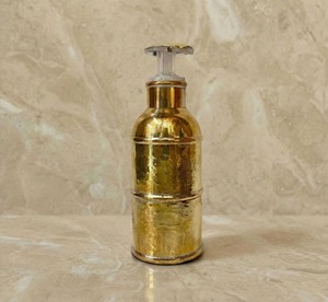 Decorative Hammered Metal Lotion Dispenser <b>Hand</b> <b>Soap</b> Pump Suitable for Hotel Bathroom Restaurant And Kitchen Use From India - Product Image 2