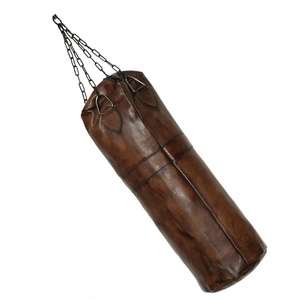 Sac de frappe de boxe réglable et confortable en cuir véritable de haute qualité avec fermeture élastique – Sac de frappe lourd personnalisable en couleur - Product Image 3