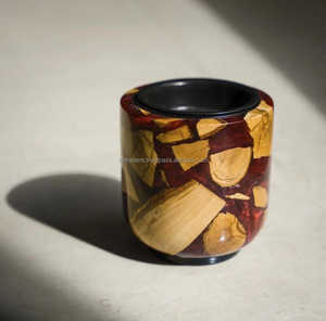 Madkhan de Madera Hecho a Mano de Primera Calidad con Taza de Oud con Resina para una Decoración del Hogar de Lujo, Fragancia para el Área de Oración y Rituales de Ramadán - Product Image 3