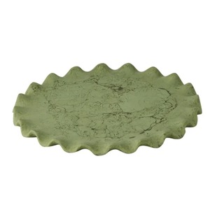 Plato de Servir Clásico de Lujo, Duradero, Hecho a Mano, Ecológico, de Resina Pulida, con Diseño de Mármol, Apto para Lavavajillas - Product Image 1
