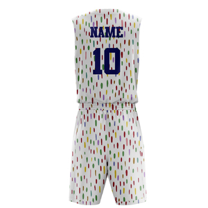 Conjunto de Pantalones Cortos y Camiseta de Baloncesto Personalizados, Transpirables, Talla Grande, Uniforme de Equipo Personalizado, 100% Poliéster - Product Image 2