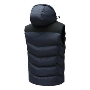 Custom Logo <b>Mens</b> Puffer Vest Winter Down Padded <b>Gilets</b> <b>Mens</b> Bubble Vest Man Jacket Sleeveless Down Jacket Warm Puffer Vest - Product Image 2