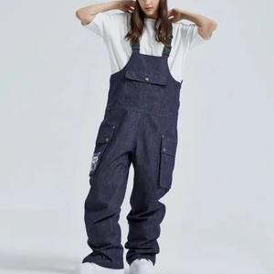 Pantalon de ski unisexe d'hiver personnalisé - Imperméable 10 000 mm, respirant, coupe-vent, anti-UV, isolé en polaire, thermocollé sans coutures - Product Image 6