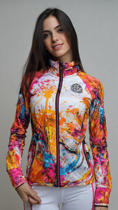 Women Training <b>Zip</b> <b>Up</b> <b>Jackets</b> Sportswear Sublimation <b>Jacket</b> Ladies Activewear Sports Zipper <b>Jackets</b> Women's - Product Image 2