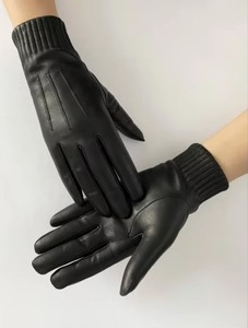 100% Genuine High Quality Real Leather <b>Touch</b> <b>Screen</b> Eco-Friendly Breathable Dress <b>Gloves</b> <b>Men</b> Women Custom Design Fashionable - Product Image 4