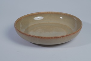 Plato de Cerámica Ecológico Color Celadón Beige, Plato Redondo para Servir, para Restaurante o Comedor en Casa - Product Image 6