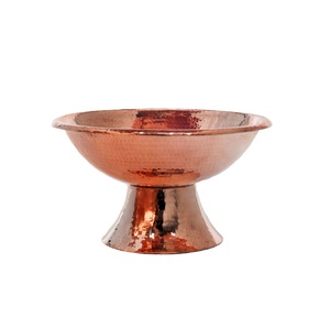 Seau à glace rond en métal, style vintage, avec base sur pied, durable, refroidisseur de boissons pour fêtes, refroidisseur de boissons artisanal pour bar - Product Image 5