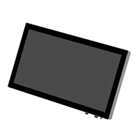 Moniteur LCD industriel marin étanche IP67 avec écran tactile (PCAP/résistif), gradation automatique, télécommande IR, boîtier en aluminium, DP
