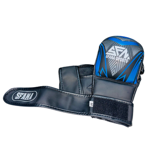 Guantes de Sparring MMA con Logotipo Personalizado, de Cuero PU, Correa de Muñeca Ajustable, Ligeros, para Entrenamiento al Aire Libre, con Palma Abierta - Product Image 2