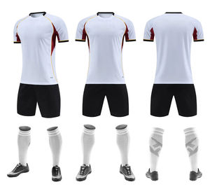 Uniformes de Fútbol Personalizados en Poliéster Blanco, Transpirables, con Técnicas de Corte Automatizadas, 2026 - Product Image 1