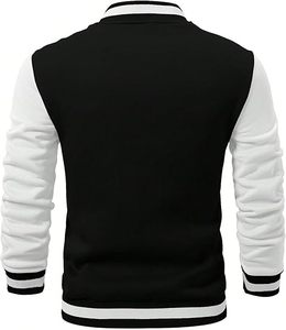 Vintage Inspired Letterman Jacket for Men – Stylish Varsity Bomber with Warm Inner Lining, Comfortable Fit, Embroidered Details - Product Image 2