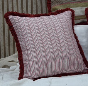 Solid Fringe Edge <b>High</b> Quality 100% Linen Cushion Cover for Sofa <b>Bed</b> Home Decoration Wholesale Manufacturer <b>Top</b> Selling Items - Product Image 2