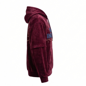 Sudadera con Capucha Oversize Y2K de Algodón 100% con Estampado de Serigrafía de Tendencia 2026, Diseño Personalizado con Impresión a Todo Color, Lujo - Product Image 4