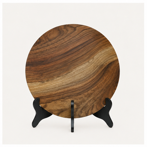 Platos de Madera Natural al por Mayor, Platos de Madera de Acacia Hechos a Mano Ecológicos para Bodas y Eventos - Product Image 3