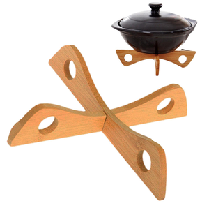 Wood Trivet Handcrafted Wooden Trivet Coaster for Hot Dishes <b>Table</b> Decoration <b>Dinner</b> Crafts Wood Trivets - Product Image 6
