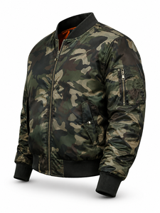 Veste d'hiver pour homme de haute qualité, style streetwear, col montant, séchage rapide, non-tissé, 100% coton, nylon, daim, fermeture éclair, couleur unie - Product Image 3