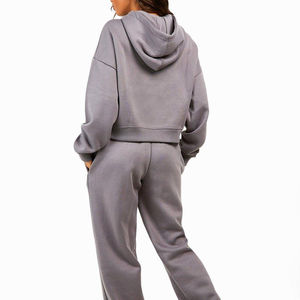 Ensemble de survêtement pour femmes personnalisé, deux pièces, vêtements de sport, vêtements streetwear, fabricant en gros - Product Image 2