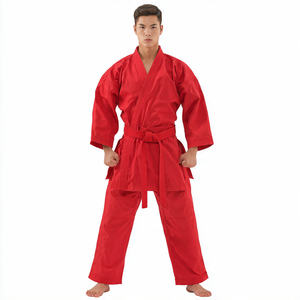 Combinaison de boxe 100% coton pour hommes, tissu de haute qualité 280g, combinaison de judo pour hommes, respirante et légère, combinaison de karaté - Product Image 4