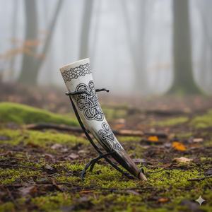 Auténtico Cuerno Vikingo Pulido de Alta Calidad, Estilo Animal, para Beber Mead o Cerveza, Ideal para Eventos de Cosplay, Hecho a Mano con Cuerno de Búfalo - Product Image 5
