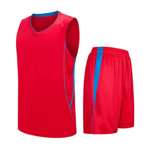 Uniformes de basket-ball pour hommes respectueux de l'environnement de haute qualité respirant grande taille ensembles de vêtements de sport en gros technique de sublimation - Product Image 1