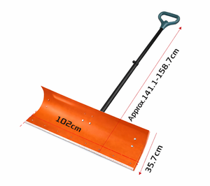 Pousse-neige robuste avec lame en acier de 40 pouces de large et poignée en D, pelle à neige en acier pour allée et trottoir, outils d'hiver ODGWTO005 - Product Image 6