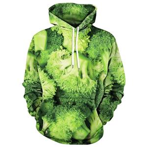 Sudaderas con Capucha Impresas y Transpirables para Invierno, con Diseño de León Personalizado por Sublimación Digital, de Poliéster/Algodón, Bordadas, para Adultos - Product Image 3