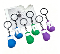 Nouveau Porte-clés Pendentif Mini Gants de Boxe en PVC de Simulation Écologique, Qualité Supérieure, Durable, pour Entraînement de Combat Sanda