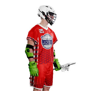 Tenue de sport athlétique confortable pour équipe, en matière respirante, uniforme de lacrosse pour entraînement régulier, ensemble de vêtements de sport athlétiques pour équipe - Product Image 4