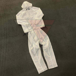 Chaqueta deportiva reflectante de poliéster y nailon con cremallera para hombre, conjunto deportivo de nailon a bajo precio. - Product Image 4