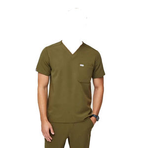 Tenues chirurgicales pour hommes, couleur personnalisable, imperméables, détection des aiguilles, faible MOQ, couleur unie, uniforme chirurgical professionnel - Product Image 3