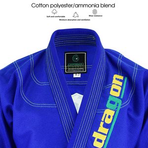 ชุดยูนิเซ็กซ์ BJJ Gi ผ้าฝ้ายพรีเมียมเนื้อเพิร์ลวีฟ น้ำหนักเบา ระบายอากาศได้ดี ทนทาน ชุดฝึกซ้อมยิวยิตสู รับทำโลโก้ตามสั่ง OEM ODM ขายส่ง - Product Image 5