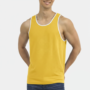 Débardeur d'été sans manches personnalisé avec logo pour hommes, grande taille, pour entraînement, fitness, sport, style décontracté - Product Image 1