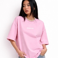 Fabrication en gros OEM/ODM – Nouveau T-shirt unisexe en jersey 100 % coton, coupe décontractée, délavé, doux, peigné, avec applications perforées