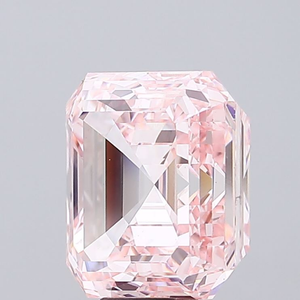 Diamant rose intense fantaisie durable, de type Asscher, cultivé en laboratoire, certifié IGI, CVD, en vrac, pour la fabrication de bijoux, export en gros. - Product Image 3
