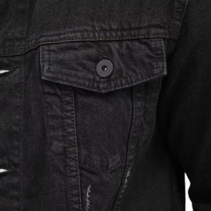 Chaqueta de mezclilla para hombre, la más vendida, a bajo precio, transpirable, con botones cubiertos, OEM. - Product Image 6