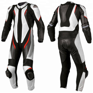 Traje de Motociclista de Cuero de Última Moda, Personalizable, Talla Grande, Resistente al Viento, Traje de Motocicleta de Cuero Genuino para Hombre - Product Image 3