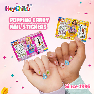 Autocollants pour ongles personnalisés en gros avec bonbons effervescents et tatouages temporaires, <span class=keywords><strong>friandises</strong></span> en vrac pour enfants OEM/ODM - Product Image 1