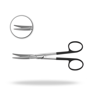 กรรไกรผ่าตัดแบบโค้ง Kaye ขนาด 14 ซม. เครื่องมือผ่าตัดกระดูกสันหลังสำหรับการผ่าตัดเนื้อเยื่อขนาดเล็ก - Product Image 1