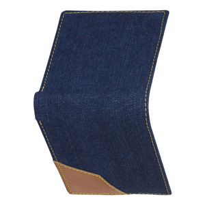 Mini billetera informal de mezclilla, monedero pequeño, organizador de tarjetas, soporte portátil para efectivo, accesorio de tela vaquera para el uso diario - Product Image 4