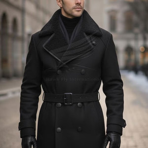 Nuevo Abrigo de Lana para Hombre, Impermeable, Cortavientos, Transpirable, Precio de Venta Directa de Fábrica - Product Image 6