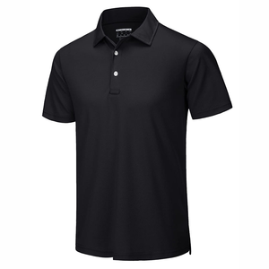 Polo de style golf, tissu polyester anti-humidité, qualité supérieure, coupe ajustée, polo en coton piqué - Product Image 2