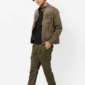 Chaqueta de invierno para hombre, chaqueta vaquera moderna y ajustada, chaqueta vaquera informal a la moda, chaqueta vaquera para hombre - Product Image 4