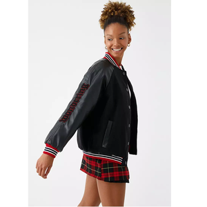Vestes Lettermen confortables fabriquées en tissu de haute qualité, légères et de qualité supérieure pour femmes - Product Image 6